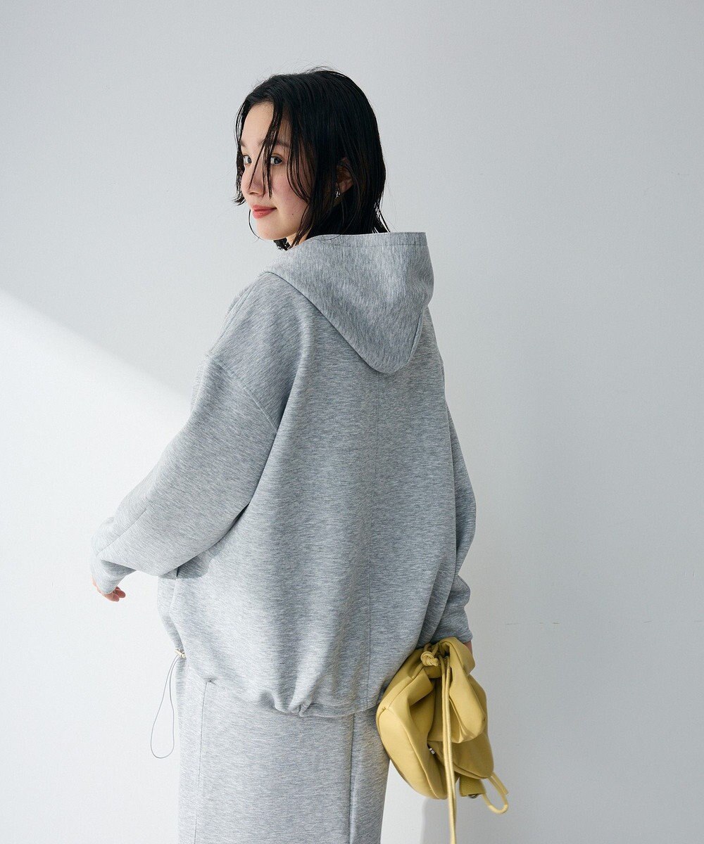 Green Parks ダブルＺＩＰ裾ドロストパーカー 