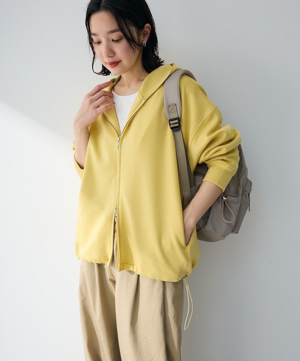 Green Parks ダブルＺＩＰ裾ドロストパーカー 