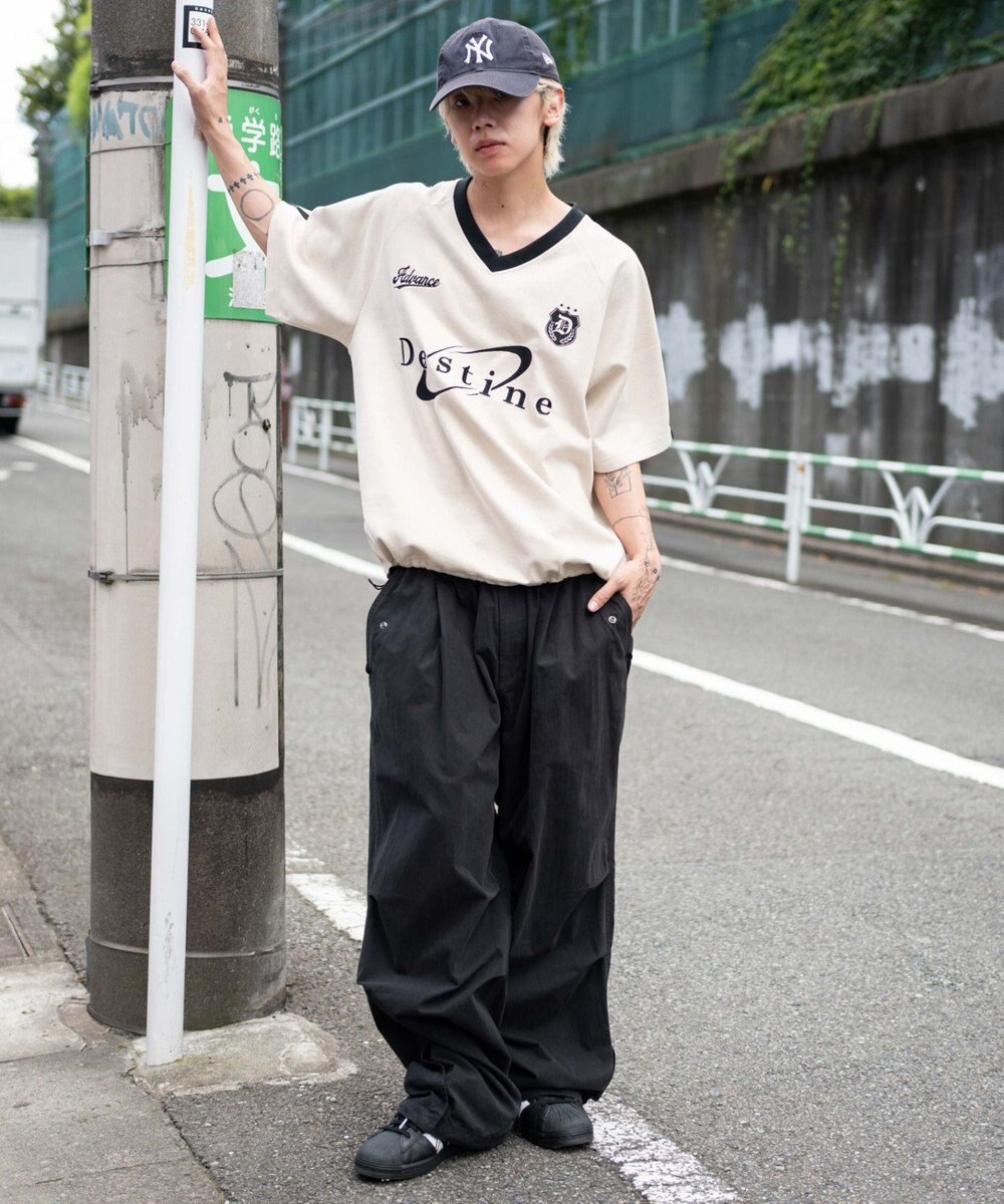 WEGO 【ユニセックス着用ITEM/MLサイズ展開】フェイクスウェードゲームT（SS） 