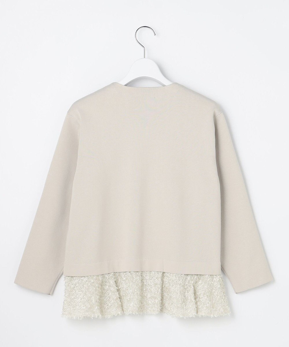 自由区 S 【SHIHOさん着用】ジャカードコンビ カーディガン 