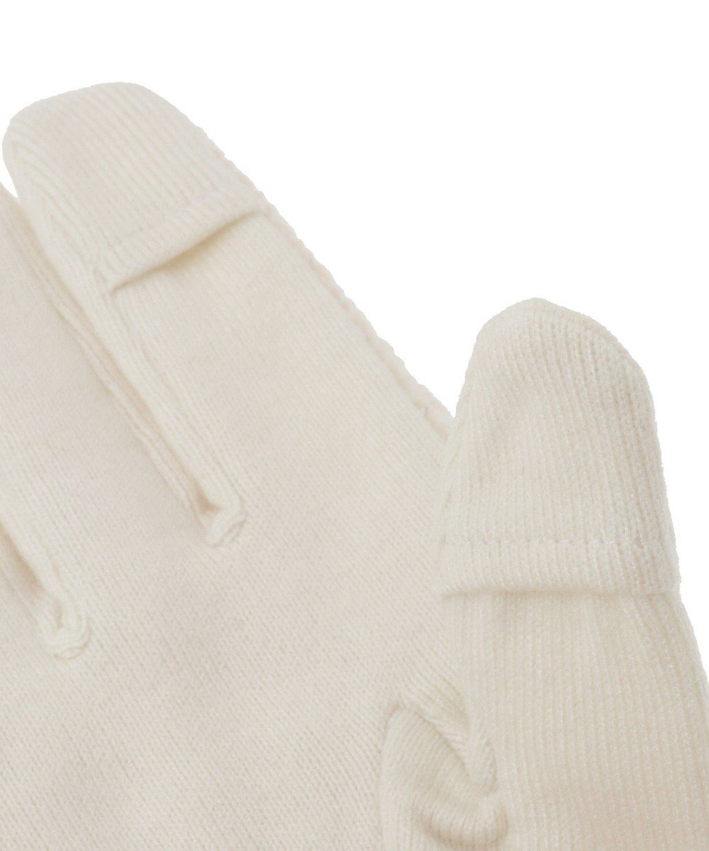 Maison de FLEUR ツイードリボングローブ 