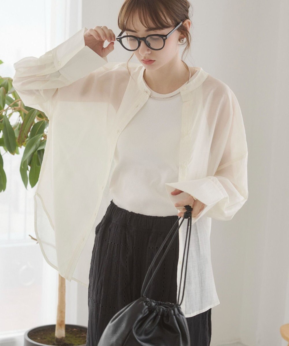 WEGO 【ANGIE VINTAGE】シアーシャツ 