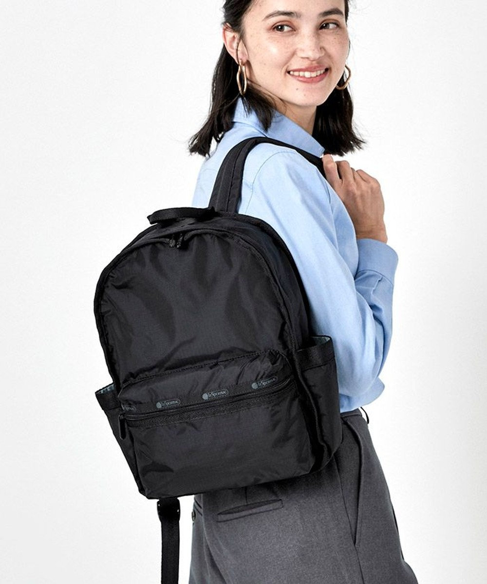ROUTE SM BACKPACK/リサイクルドブラックJP / LeSportsac