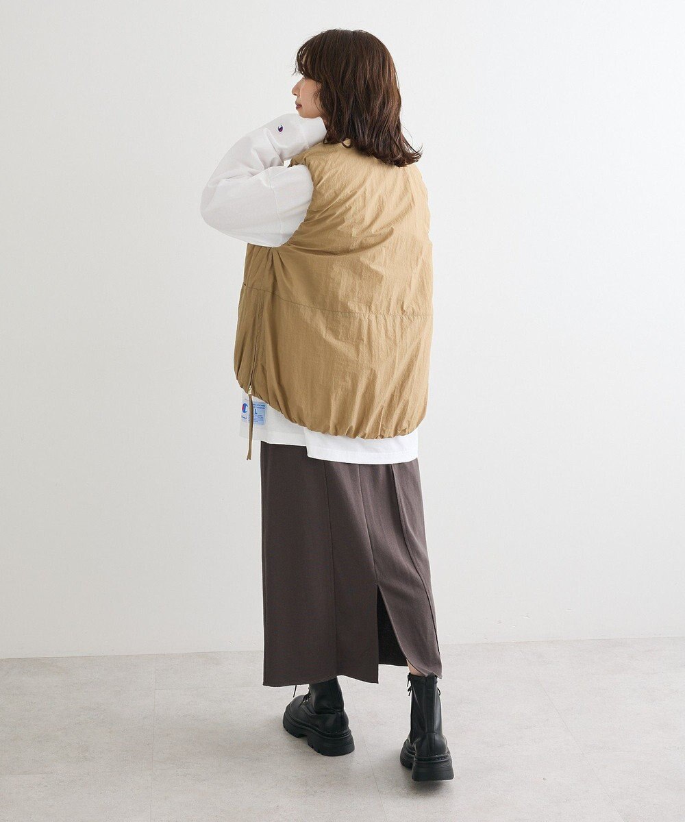 Green Parks サイドZIP中綿コクーンベスト 