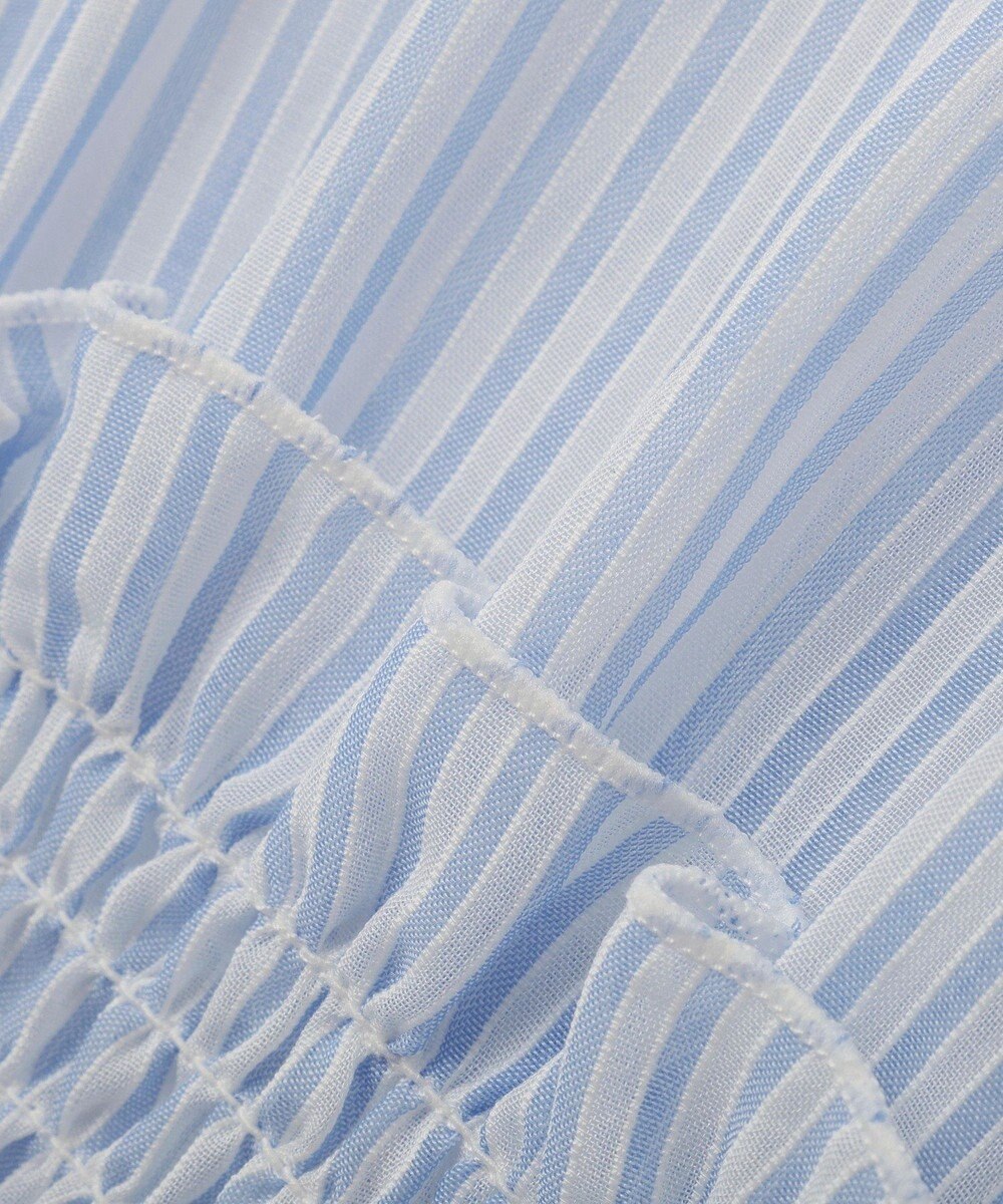 earth music&ecology シャーリングストライプシャツ 