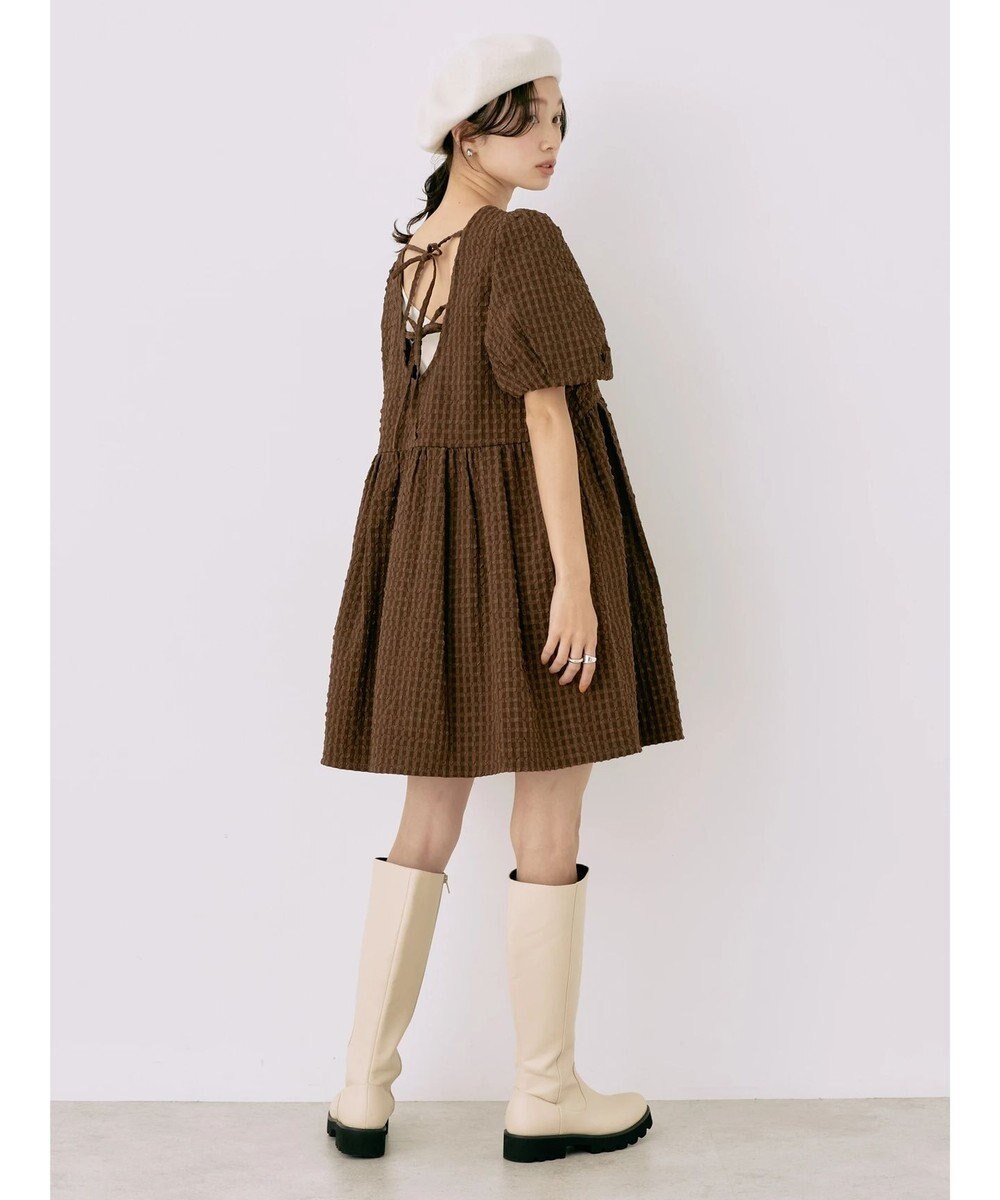 earth music&ecology バックオープンチュニックワンピース 