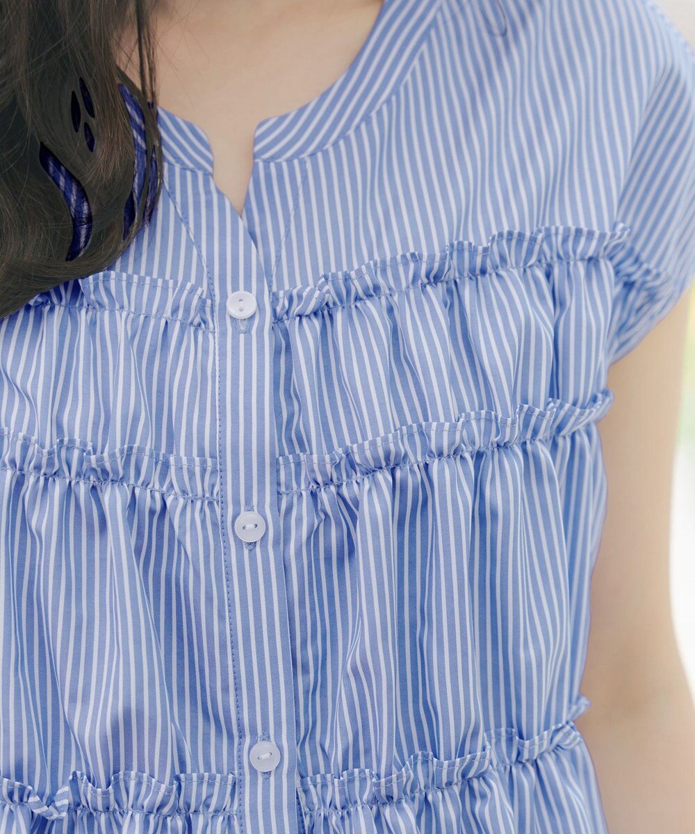 Tiaclasse L フリルティアードチュニック 