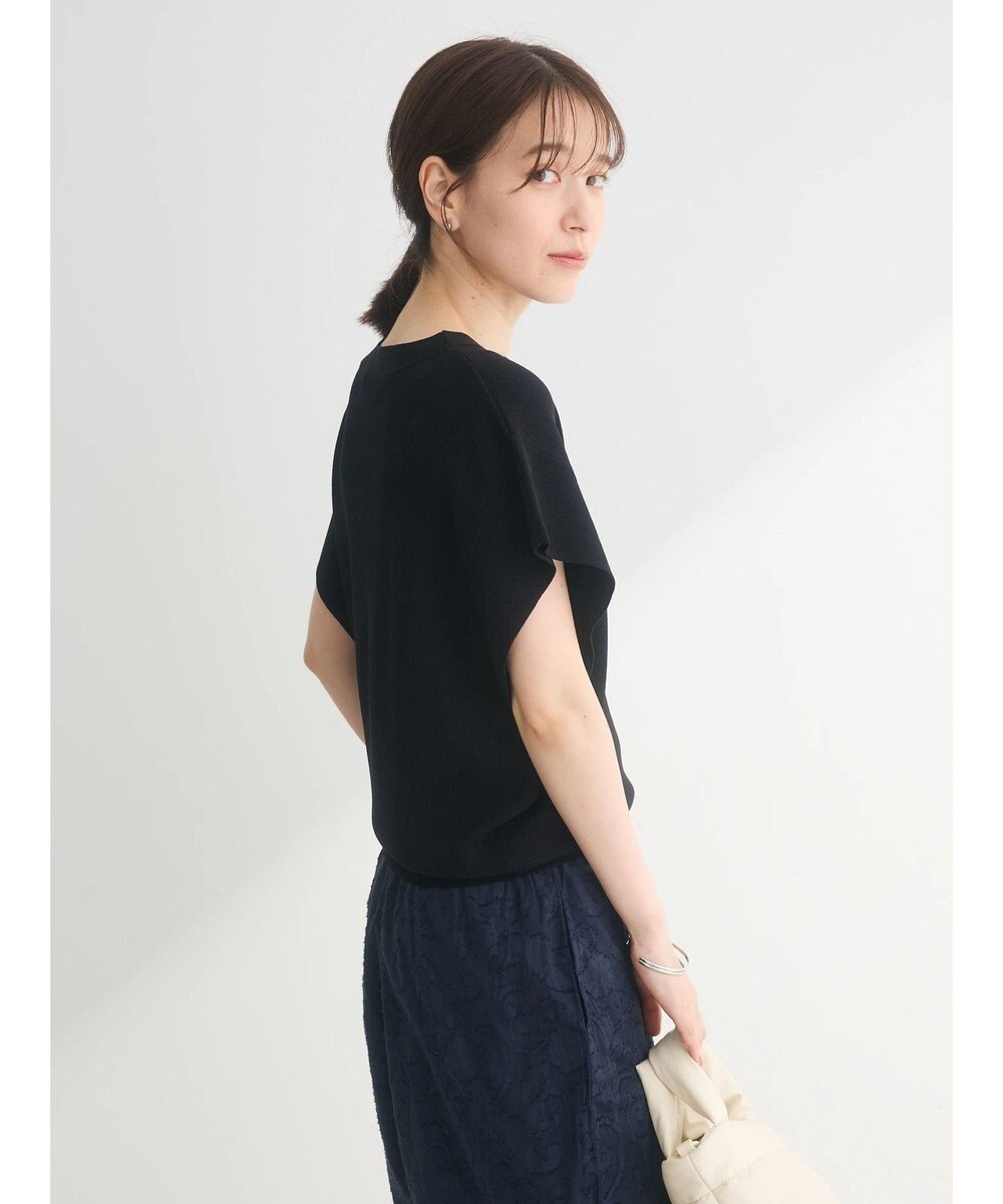 Green Parks 推しニット　フレンチスリーブニットプルオーバー 