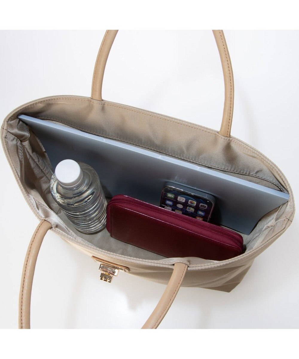 UNBILLION VERYコラボ ペルケ perche / 牛革フラップナイロントートバッグ 