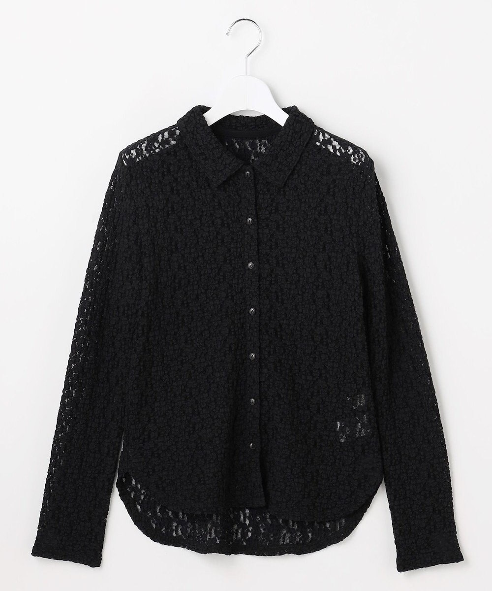 ANY SIS L レース シャツ 