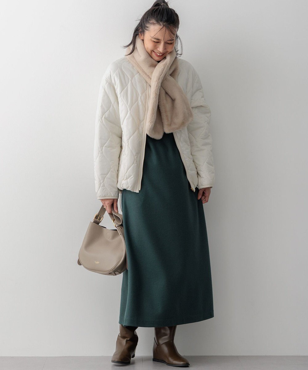 23区 【洗える/撥水加工】中綿 パディング アウター 