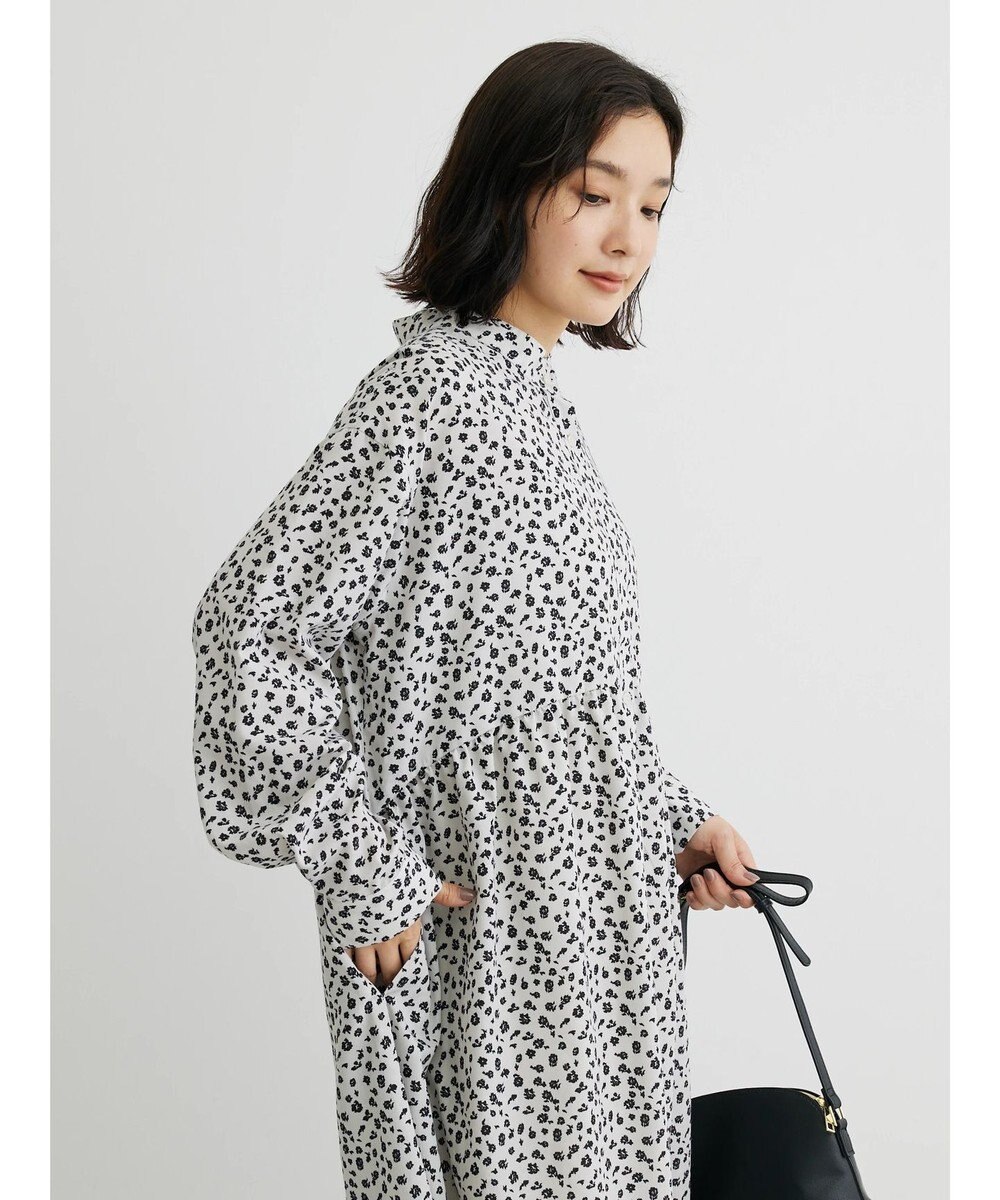 Green Parks ２ｗａｙ小花柄ギャザーシャツワンピース 