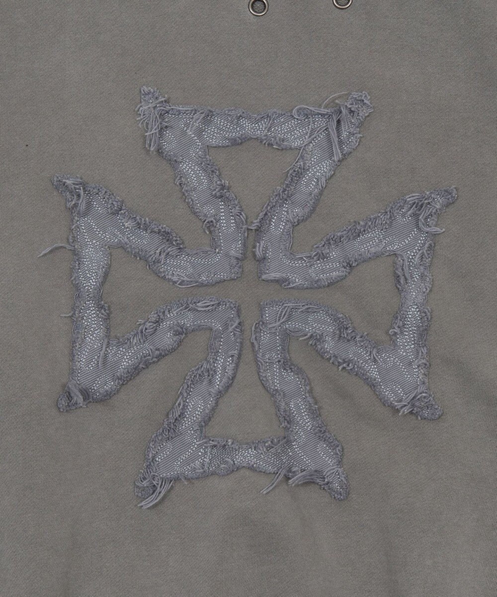 WEGO 【ユニセックス着用ITEM】ブリーチハトメロゴプルオーバー 