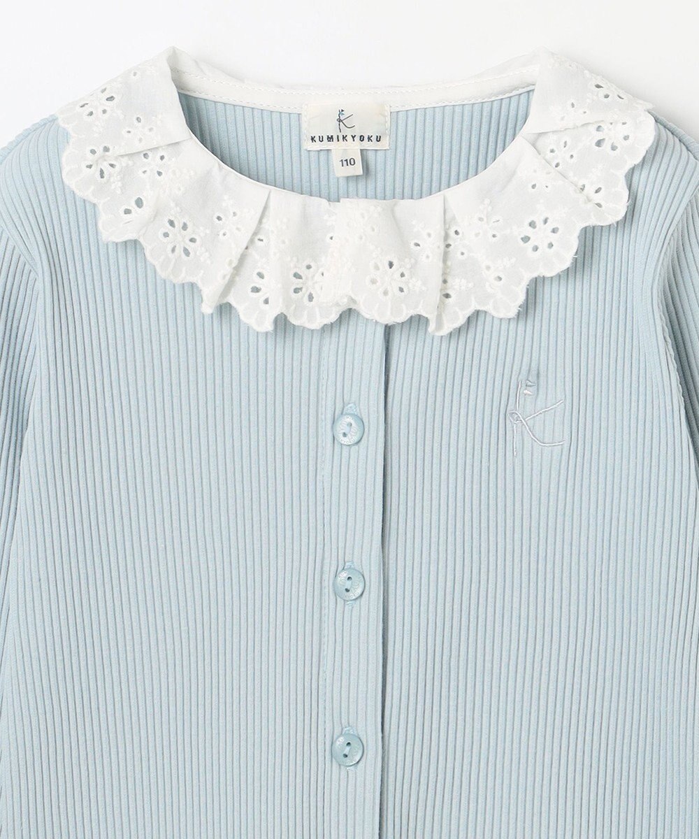 組曲 KIDS 【110-140㎝】フリルリブ2WAY トップス 