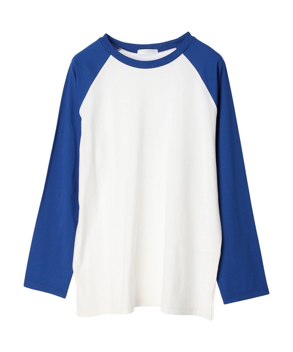 Green Parks シアーラグラン配色プルオーバー 