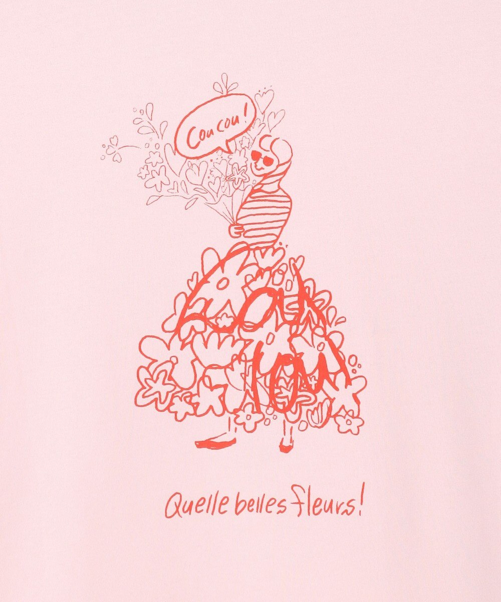 組曲 L 【先行予約・Flower Collection】プリントロングTシャツ 