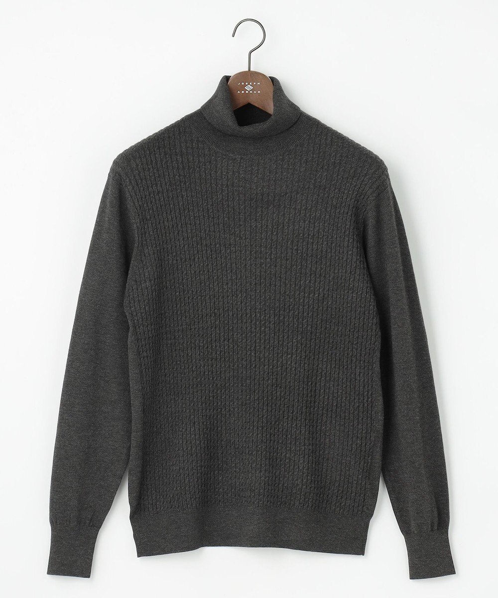JOSEPH ABBOUD 【キングサイズ・チクチクしない/3シーズン対応/サスティナブル】SNOWY タートルネックセーター 