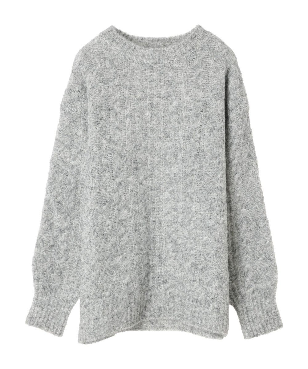 Green Parks フェアリーＭｉｘケーブルニットプルオーバー 