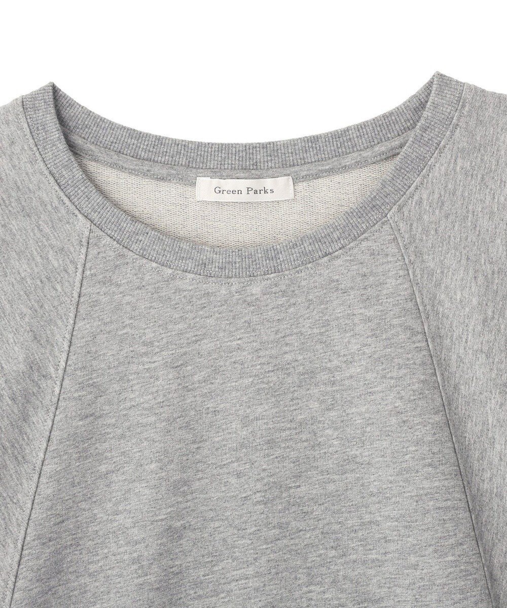 Green Parks 七分袖ドルマン裏毛シアードッキングプルオー 