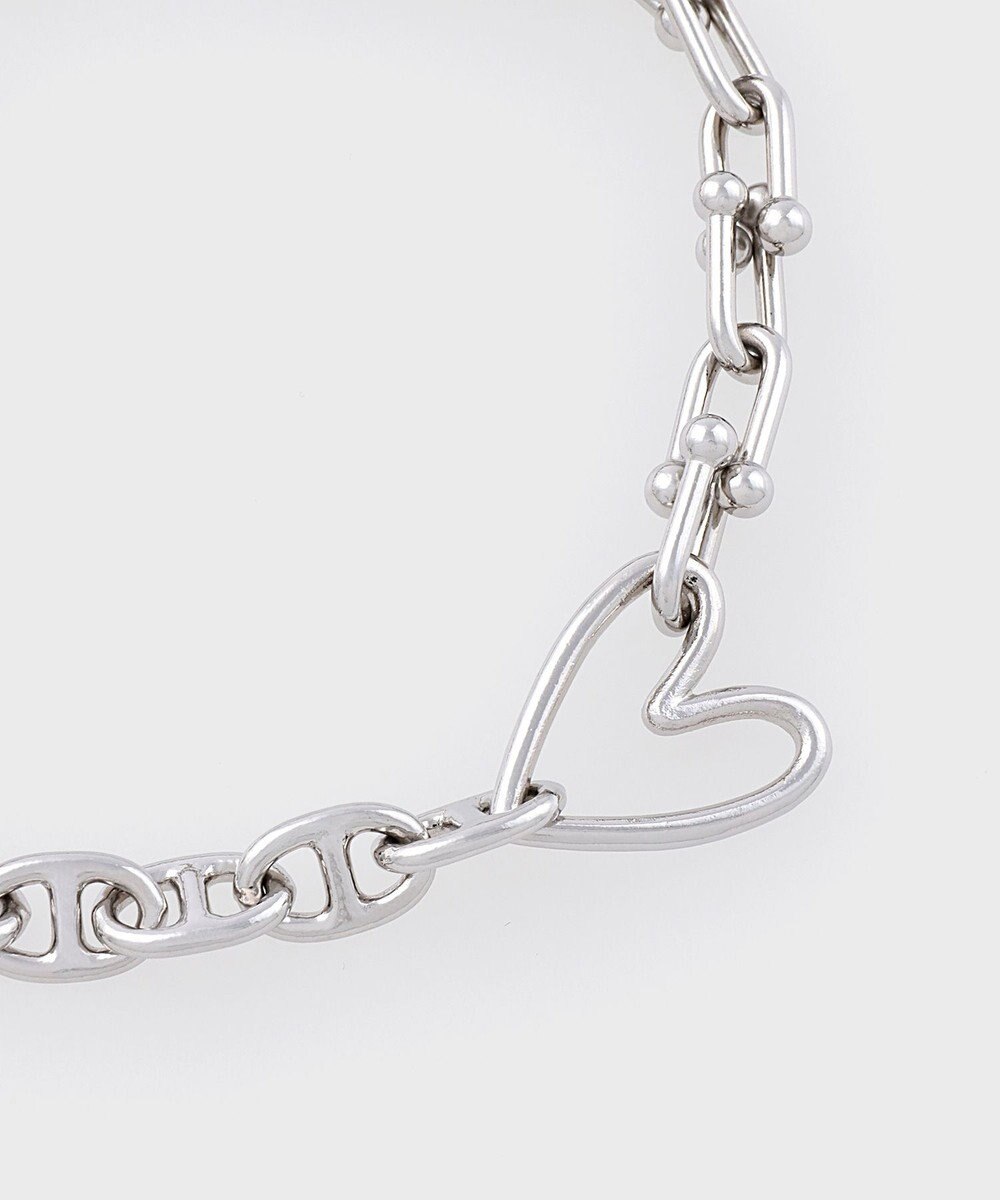 Paul Smith ハートミックスチェーン ブレスレット 