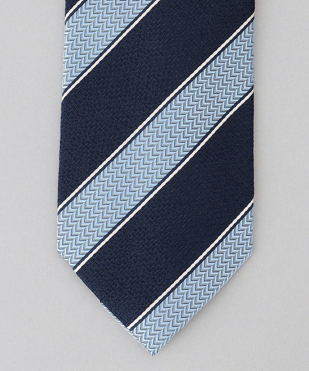 GOTAIRIKU GOTAIRIKU別注【日本製】シルク ネクタイ_レジメンタル 