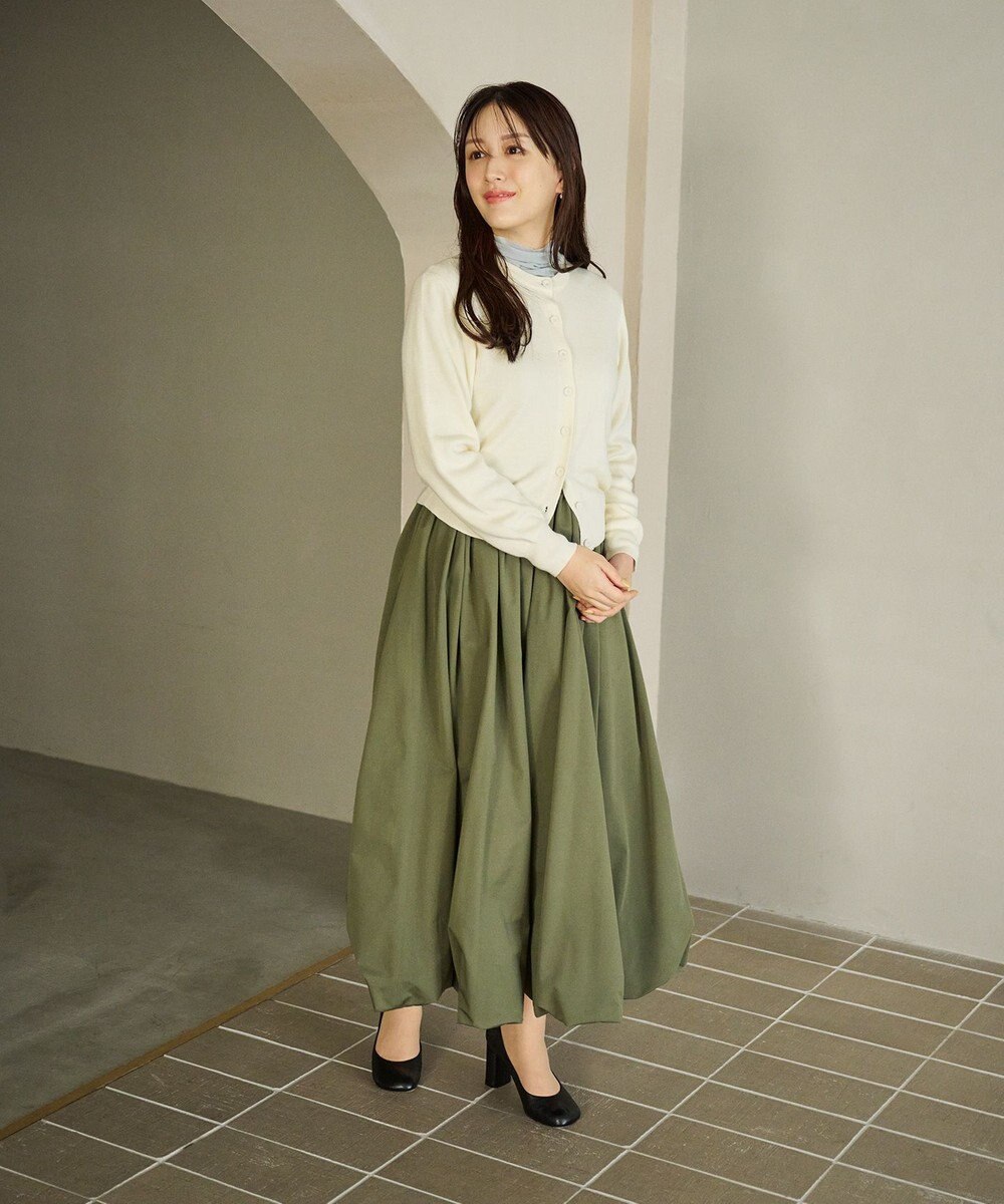 #Newans 【カシミヤ混】コンパクトニットカーディガン 