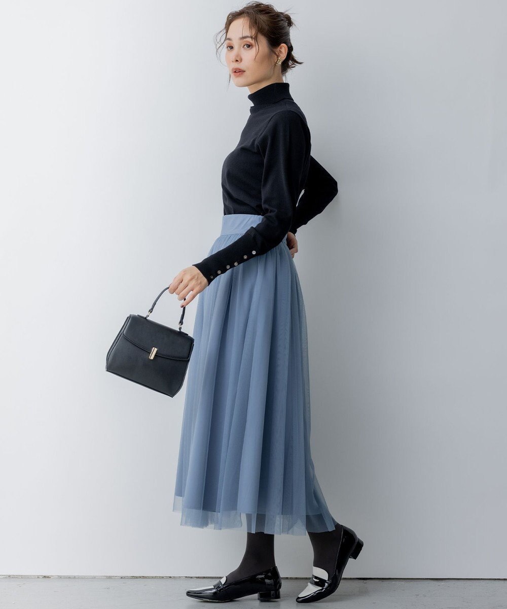 組曲 ルーズフィットタートル ニット 