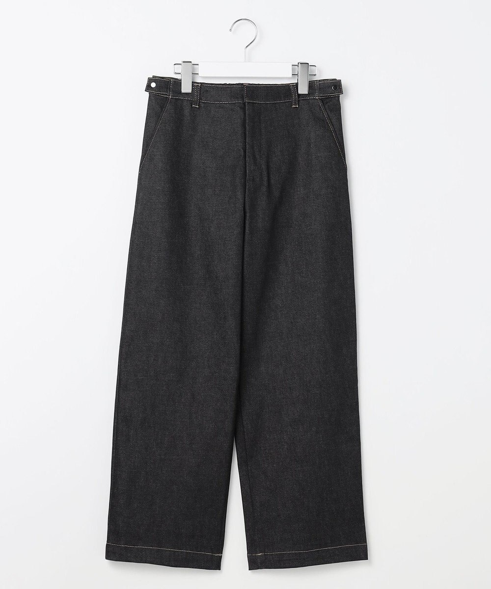 J.PRESS LADIES L 【WEB限定カラーあり】ハイパワーデニムツイル ワイドパンツ 