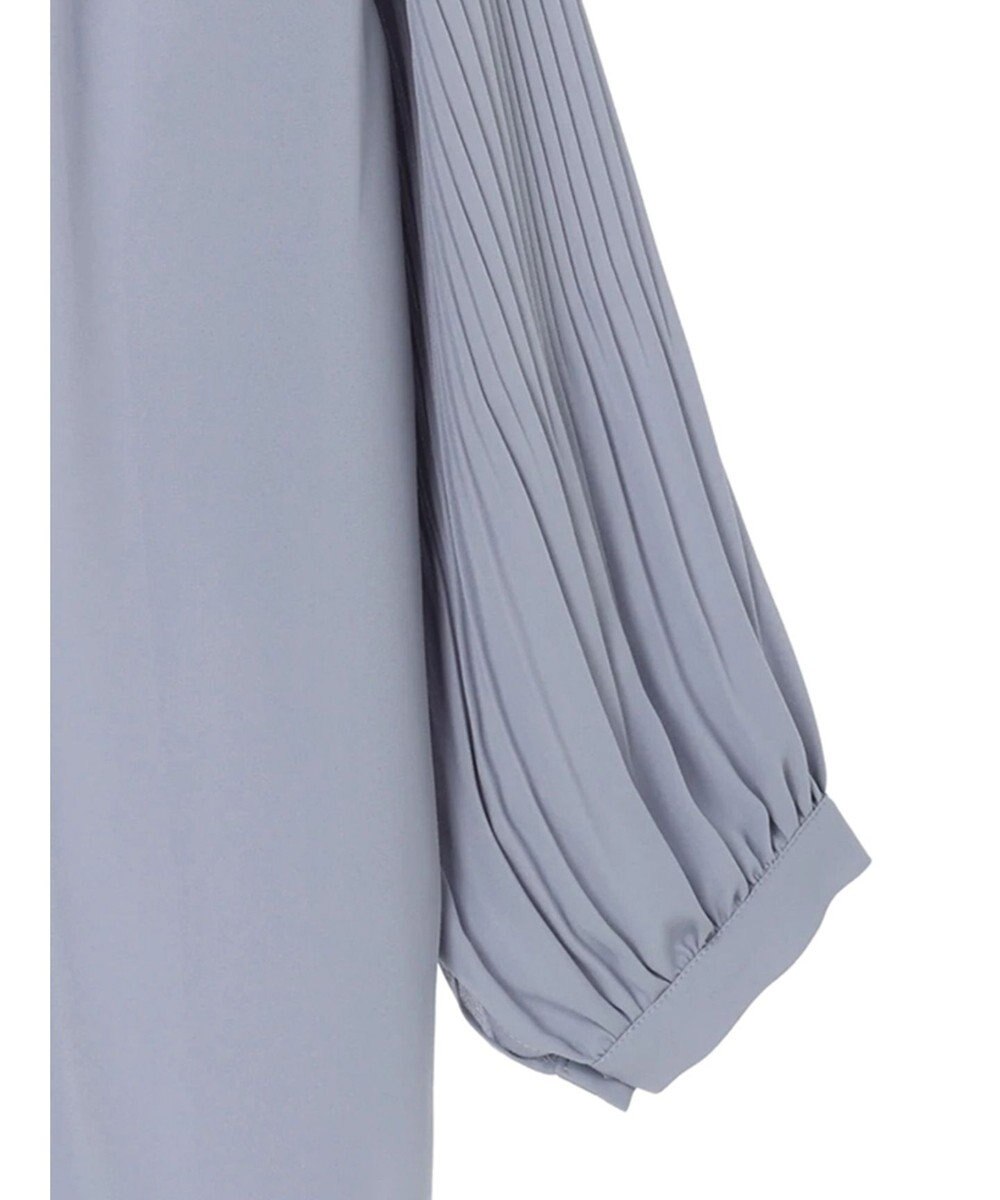 Green Parks 袖プリーツ衿付きブラウス 