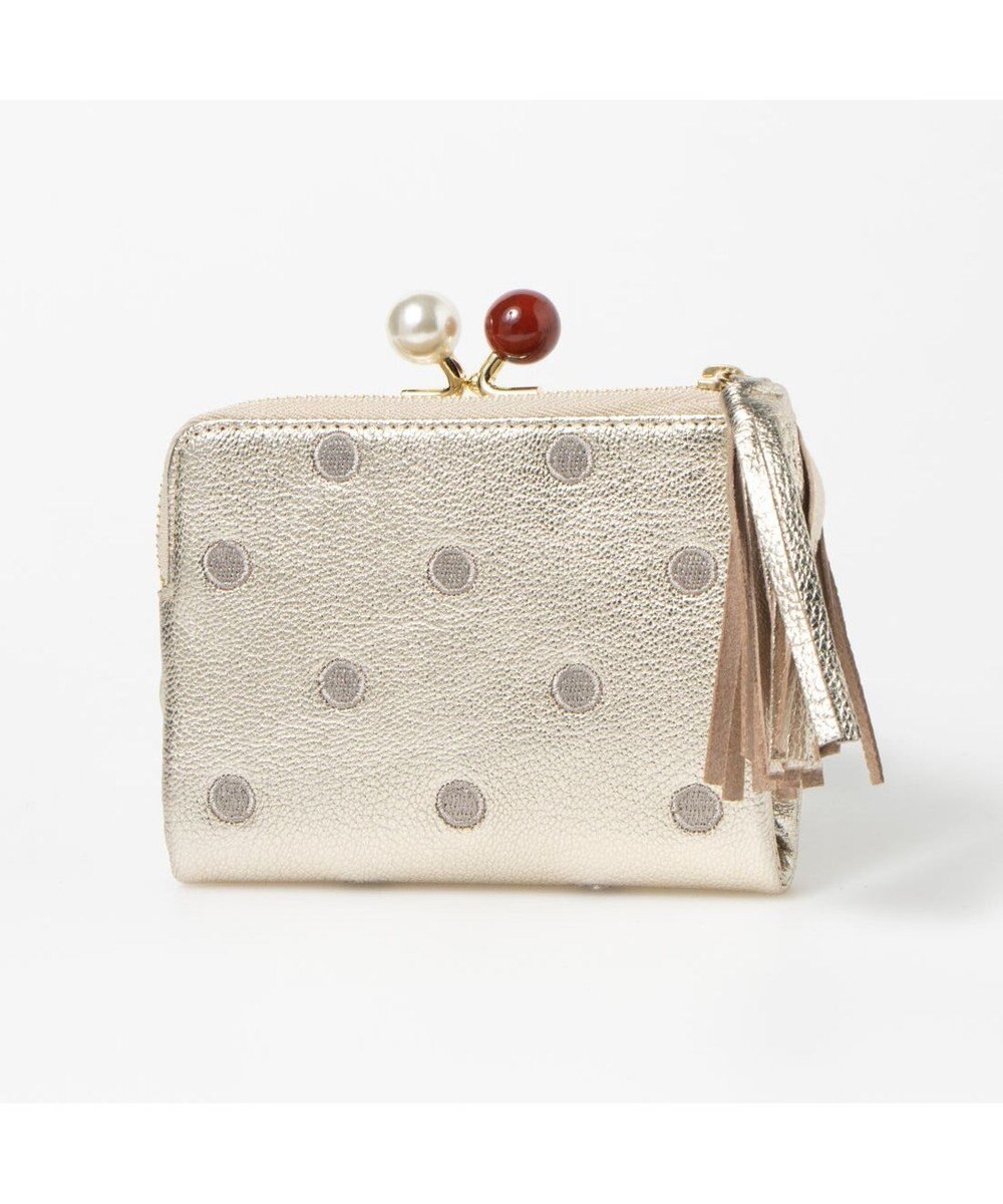 UNBILLION ペルケ perche / アクリル玉がま口2つ折り財布 