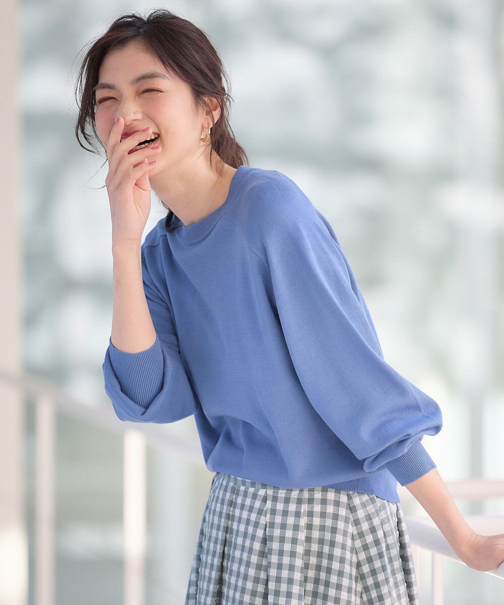 ANY 【洗濯機可】スプリングラグランニット 