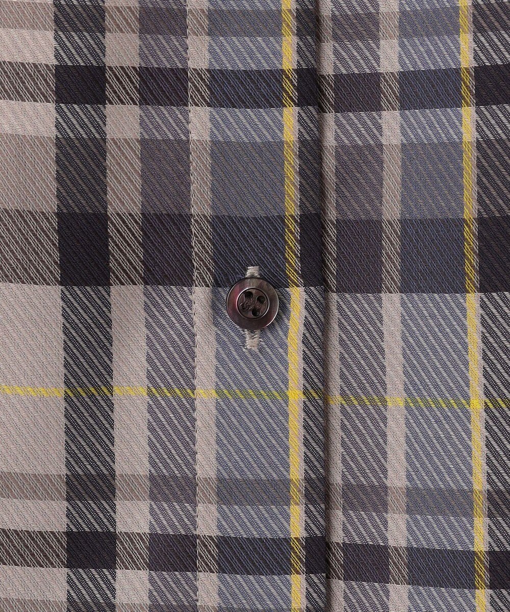 組曲 S 【リボンタイ付き】シアーツイルチェック ブラウス 