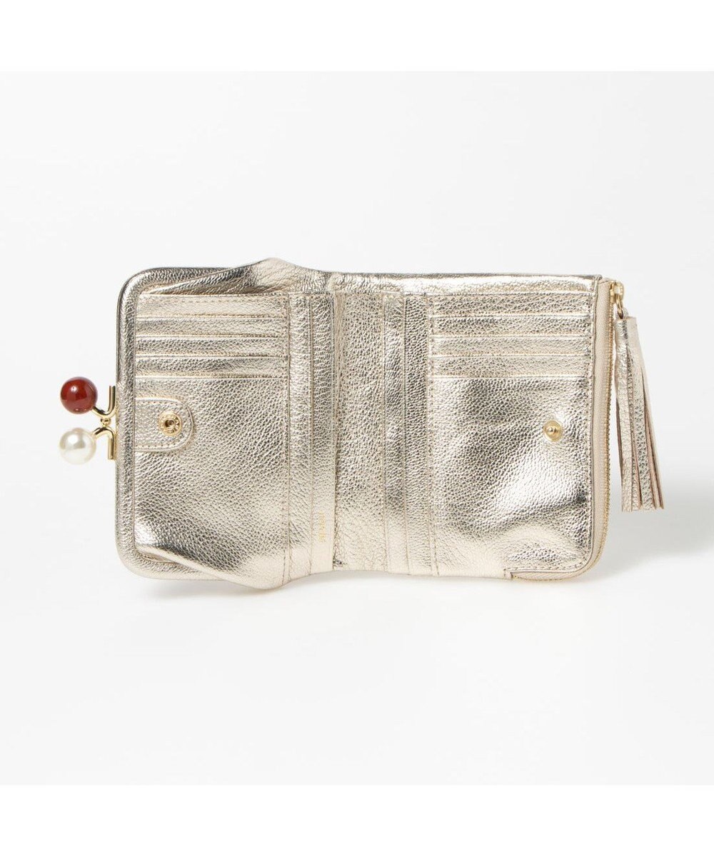 UNBILLION ペルケ perche / アクリル玉がま口2つ折り財布 