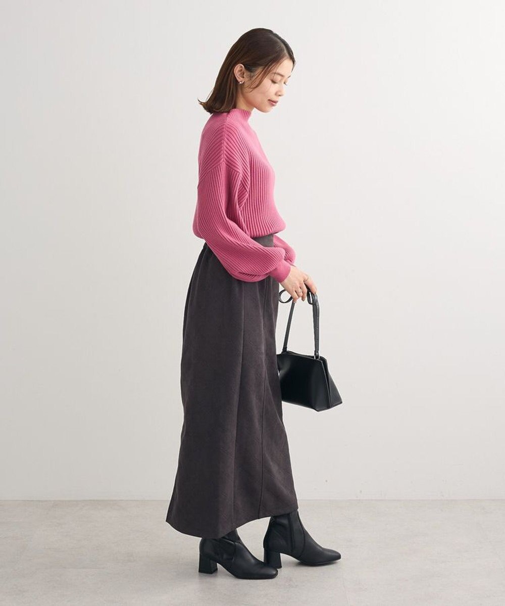 Green Parks ・ｓｗｉｎｇ　ｂｙ　ボトルネックカラーニット 