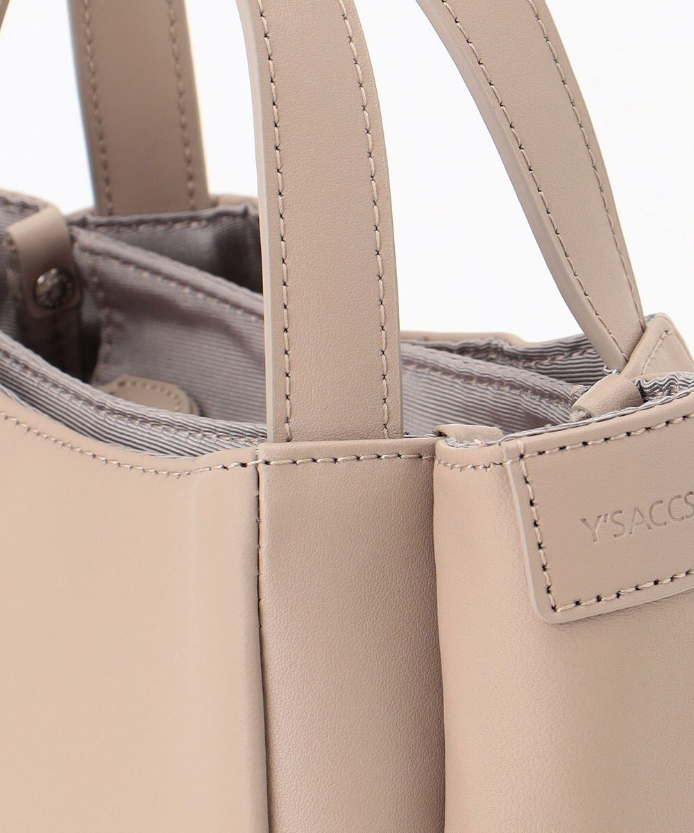 Y'SACCS イタリアンシープ 2wayラウンドトート 