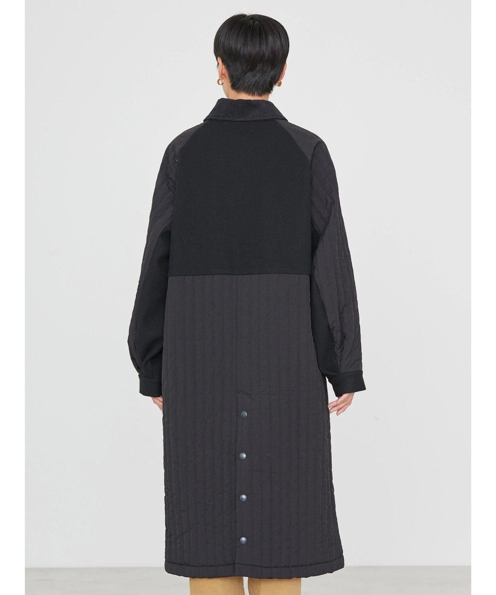 AMERICAN HOLIC キルポカ異素材Ｍｉｘロングコート 