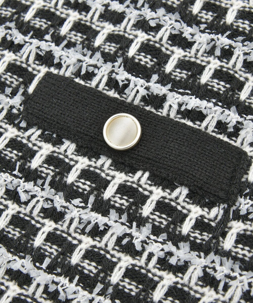 earth music&ecology ニットツイードジャケット 