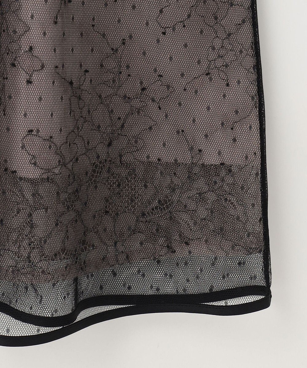 ANY SIS 【洗える】 ドットチュールレース ドレス 