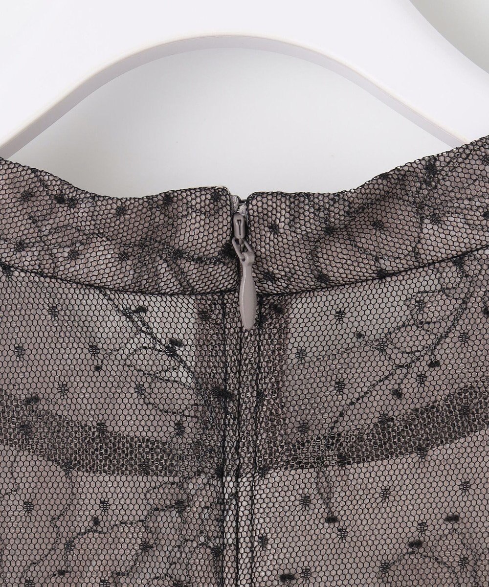 ANY SIS 【洗える】 ドットチュールレース ドレス 