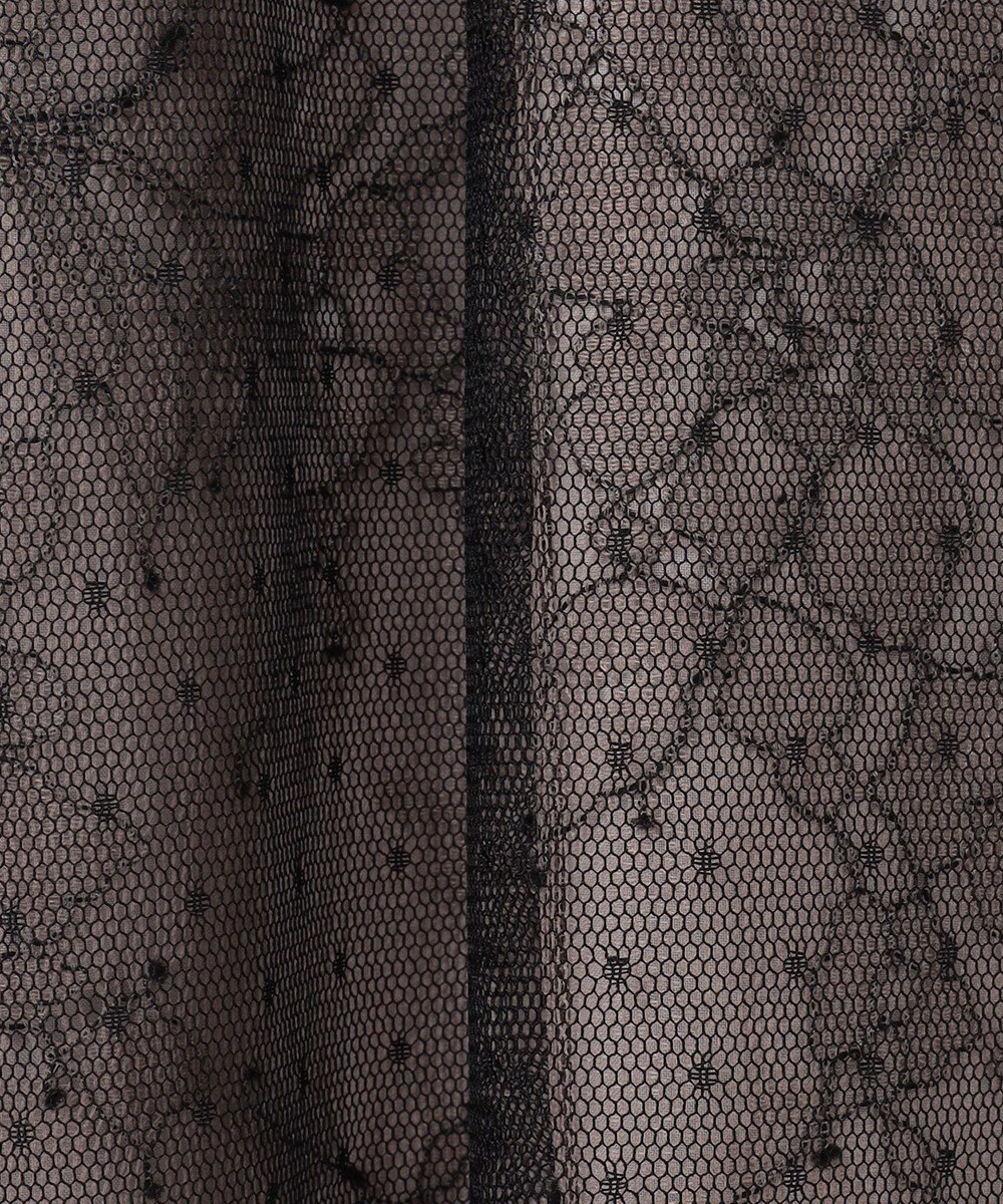 ANY SIS 【洗える】 ドットチュールレース ドレス 