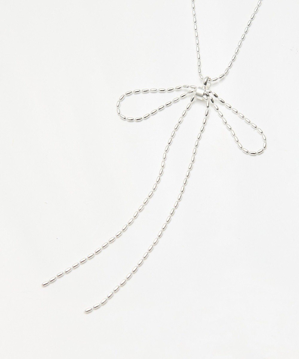 earth music&ecology ロングリボンチェーンネックレス 