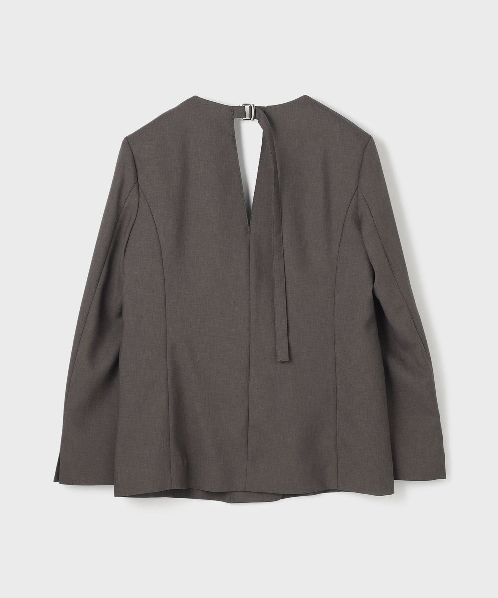 GRACE CONTINENTAL バックシャンノーカラージャケット 