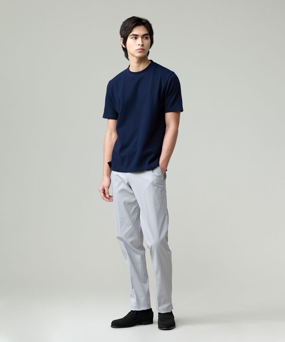 J.PRESS MEN 【ストレッチ】ハイパワーシャンブレードビーステムテーパード パンツ 