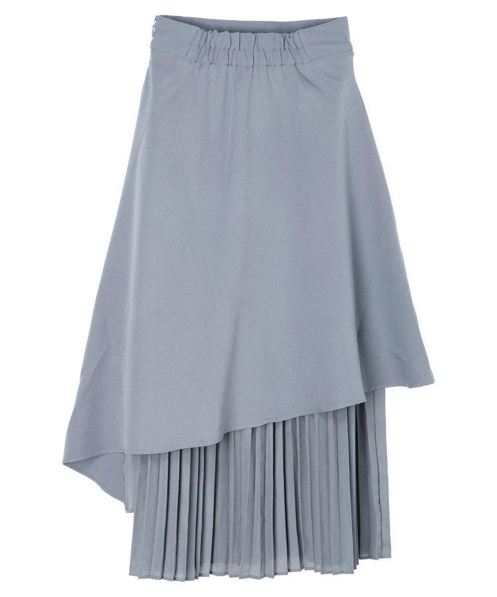 earth music&ecology プリーツドッキングスカート 