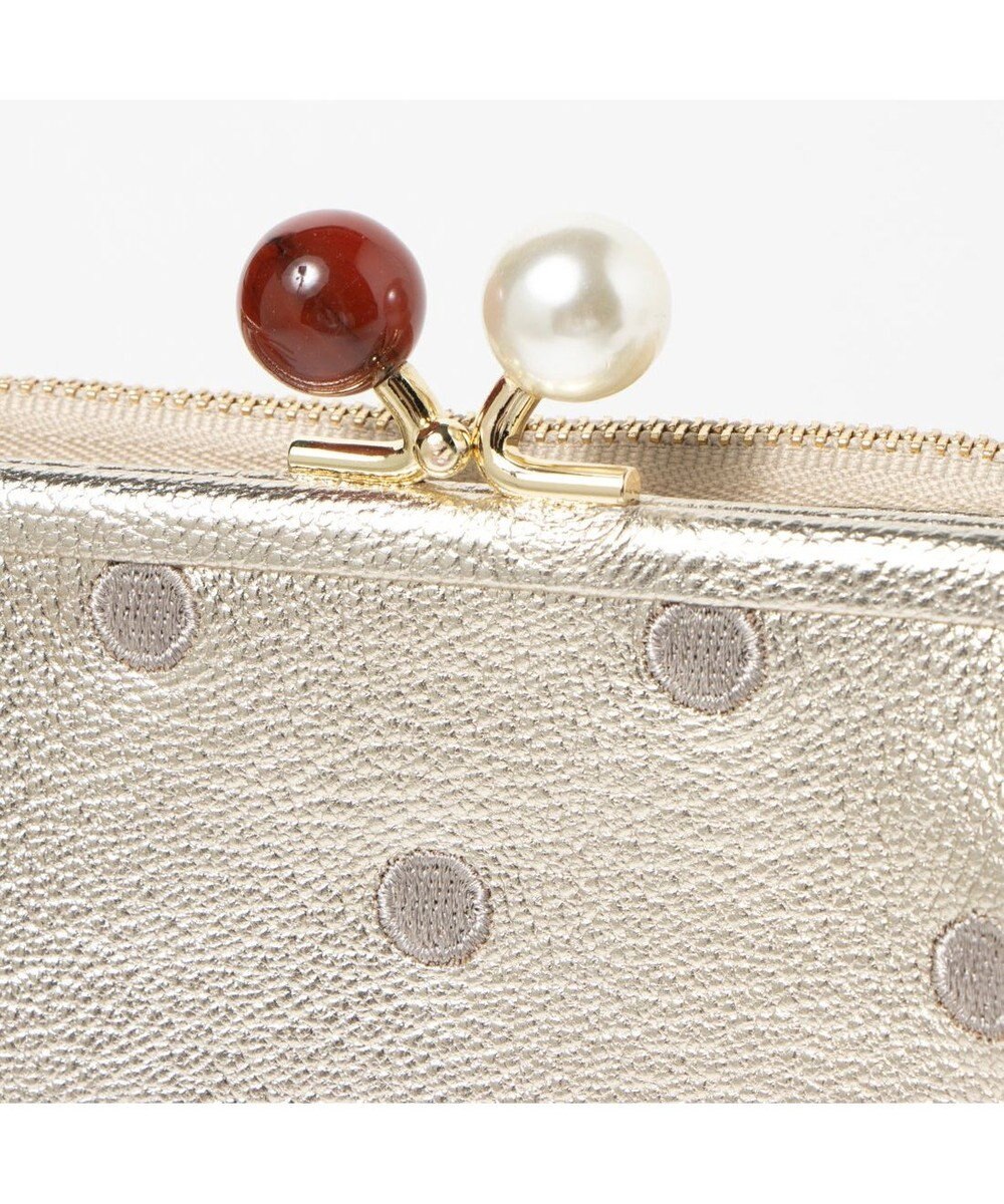 UNBILLION ペルケ perche / アクリル玉がま口2つ折り財布 