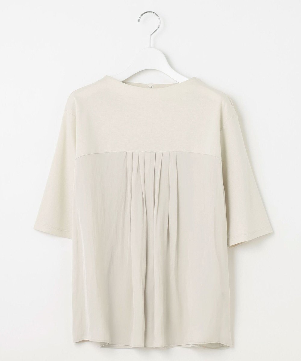 J.PRESS LADIES 【洗える・抗菌防臭・接触冷感・吸水速乾】ドライポンチ フレア カットソー 