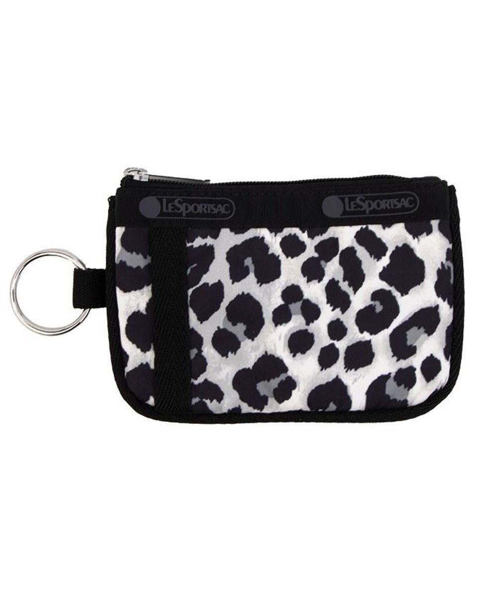 LeSportsac KEY CARD HOLDER/ニュートラルレオパード 