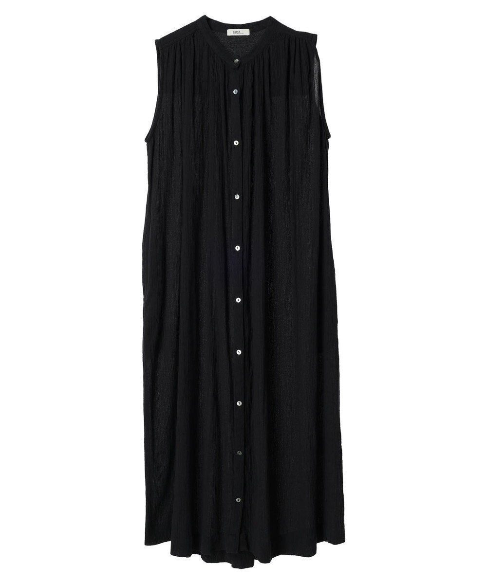 earth music&ecology 綿クレープワンピース（無地） 