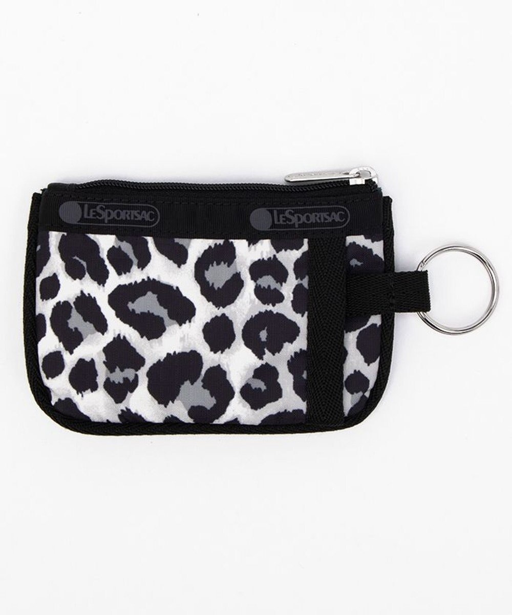 LeSportsac KEY CARD HOLDER/ニュートラルレオパード 