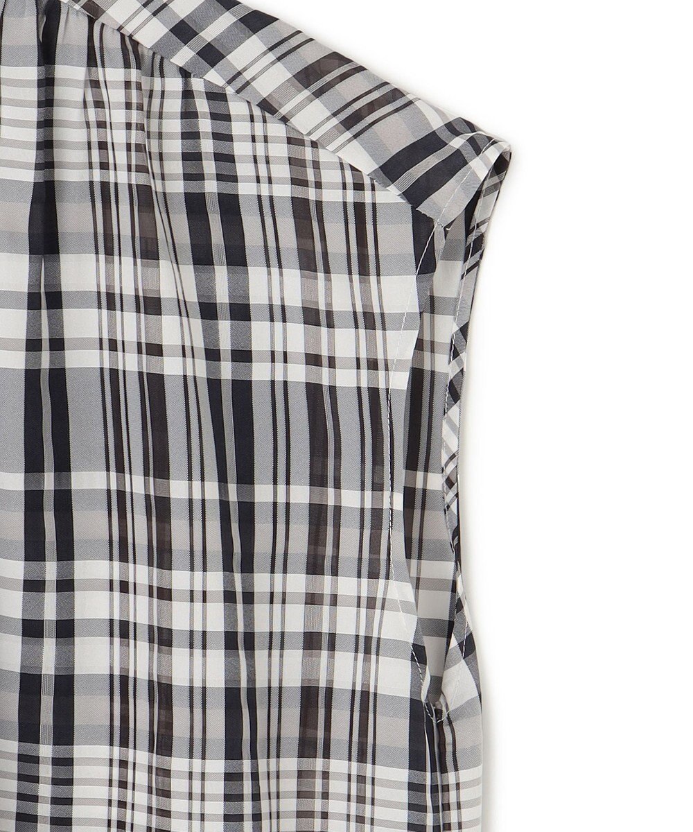 UNFILO シアー2WAYブラウス 